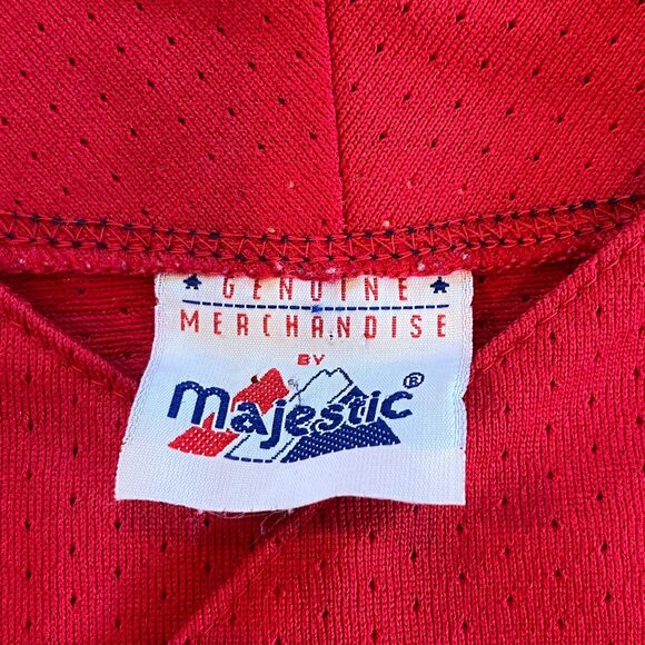 Majestic St. Louis Cardinals Red Jersey Mark McGwire #25 Baseball Vintage - Picture 6 of 6